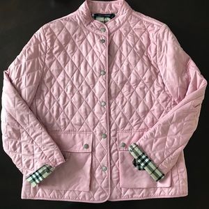 Burberry Diamond Quilted Button Up Jacket- Size L